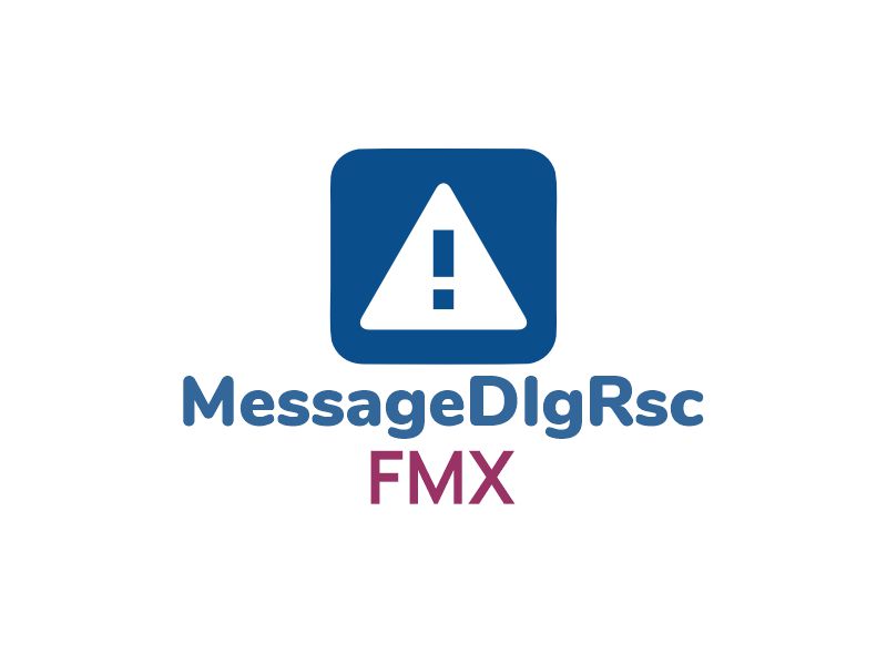 Biblioteca Delphi FMX MessageDlgRsc